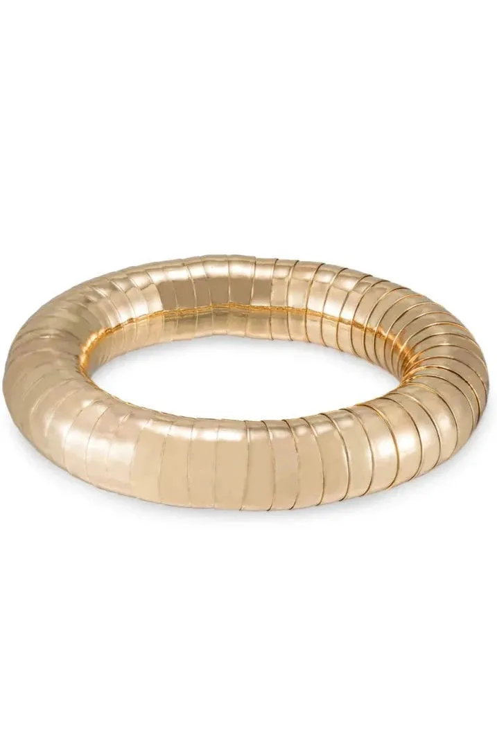 18k LIQUID GOLD BANGLE BRACELET