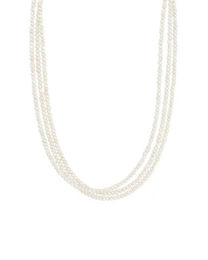 3 Row Pearl Necklace