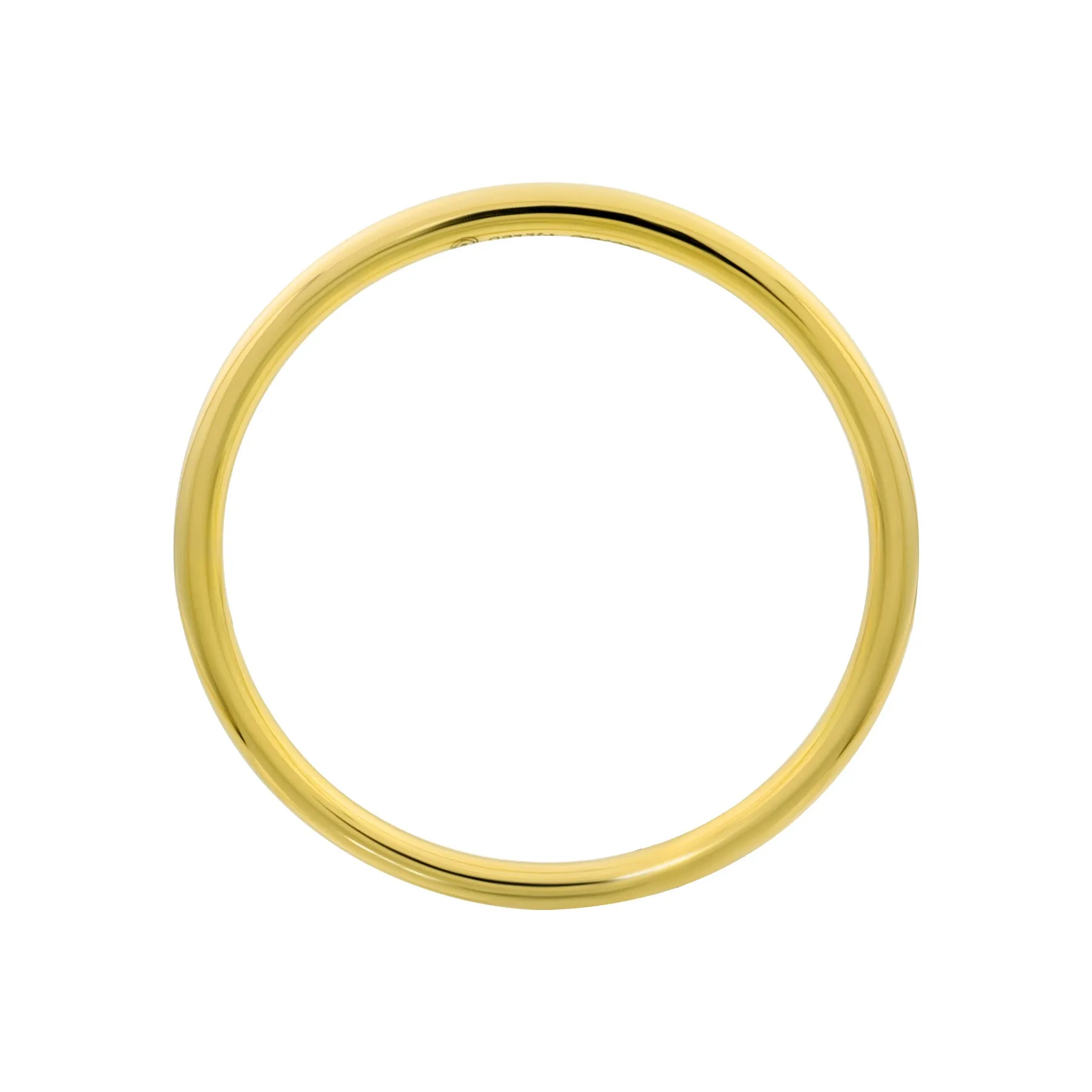 9K Gold Silver Filled Wide 5mm Bangle - 20661281