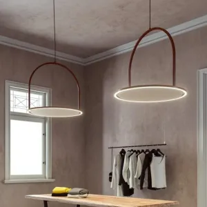 Acoustic U Hoop Pendant Light