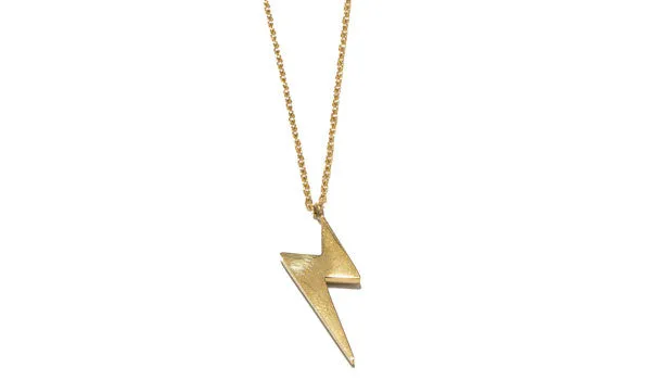 Adjustable Lightning Bolt Necklace