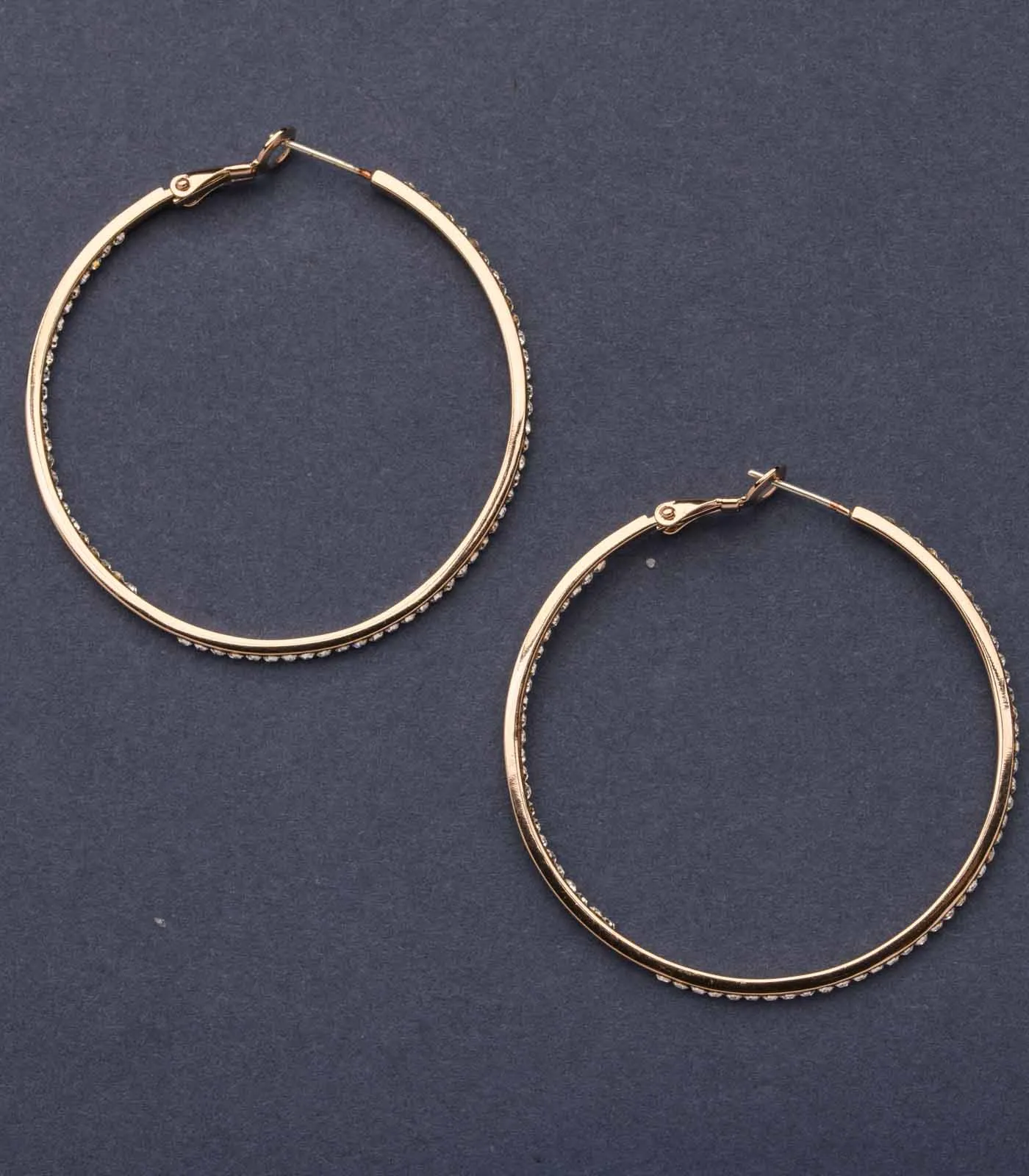 Adorable Silver Color Circles Earrings (Brass)