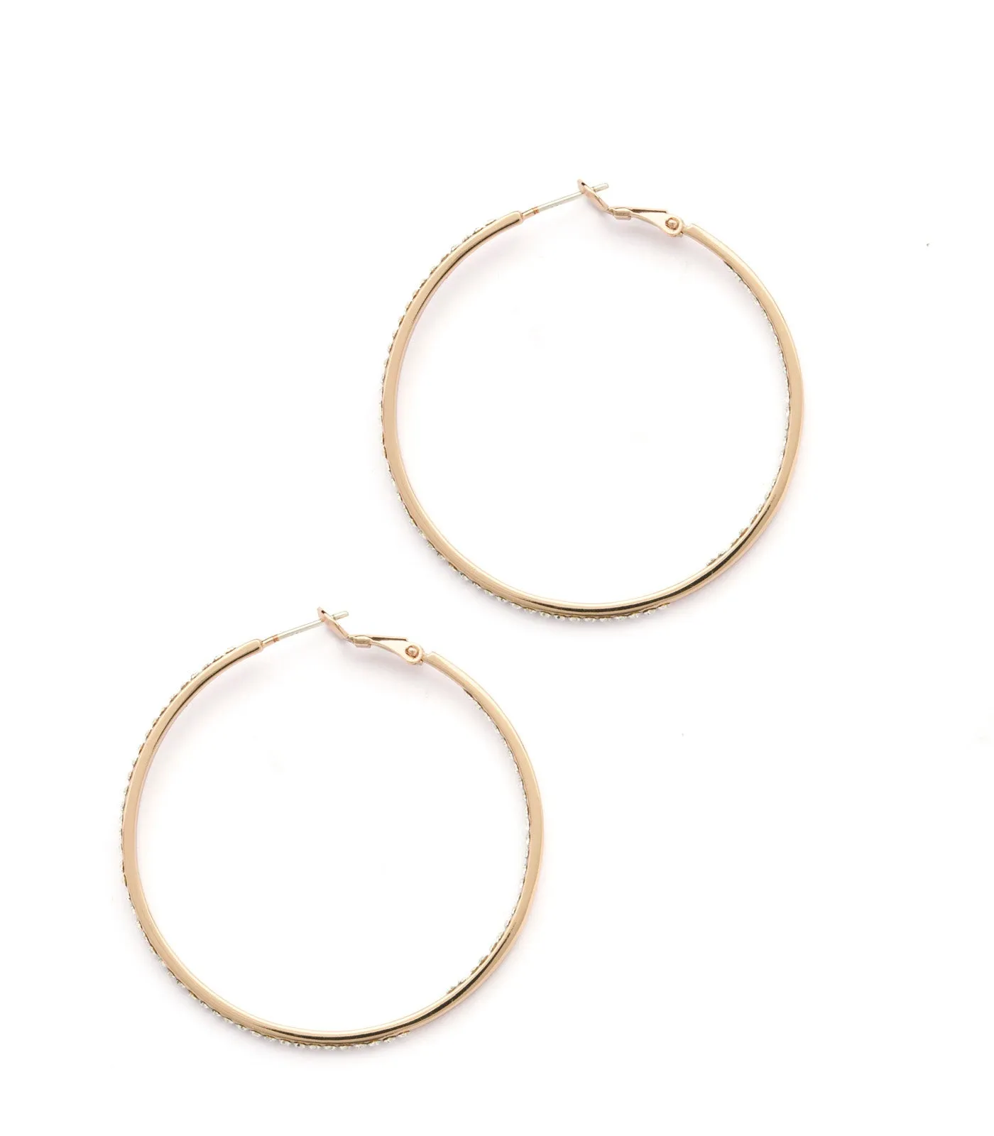 Adorable Silver Color Circles Earrings (Brass)