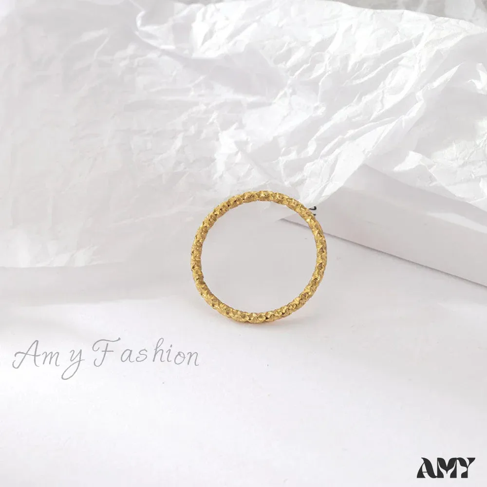 Amy Fashion - Custom Design Simple Three Pcs A Set Rings