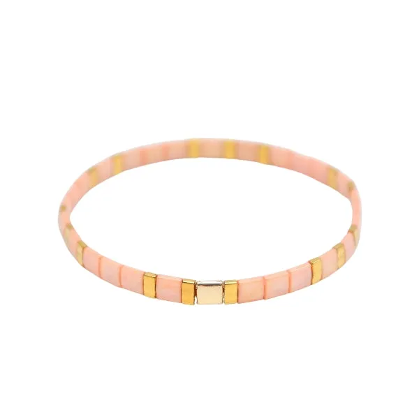 APRICOT - Tila Bead Bracelet | ONE SIZE - X-Large