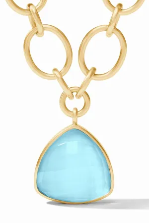 Aquitaine Statement Necklace - Capri Blue | Julie Vos