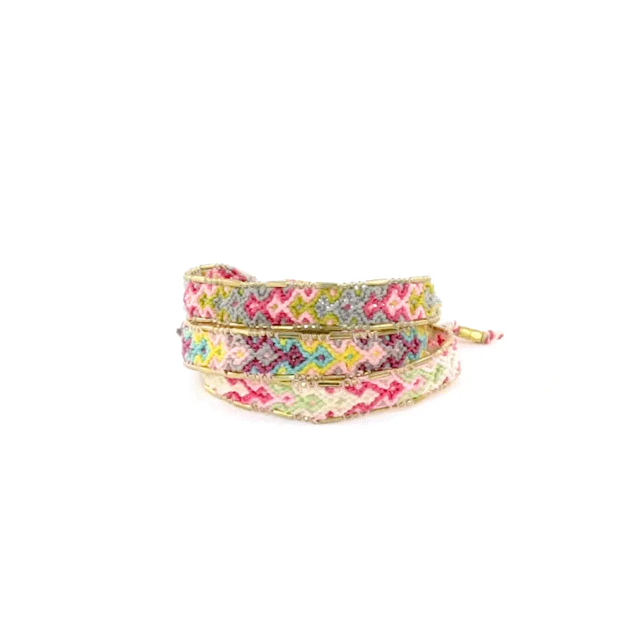 Bali Friendship Bracelet - Bloom Violet