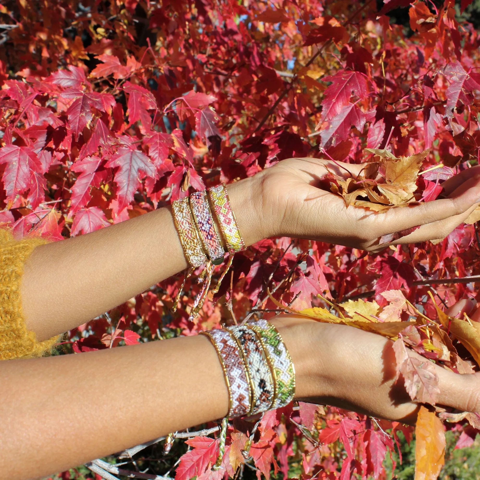 Bali Friendship Bracelet - Dune Brown