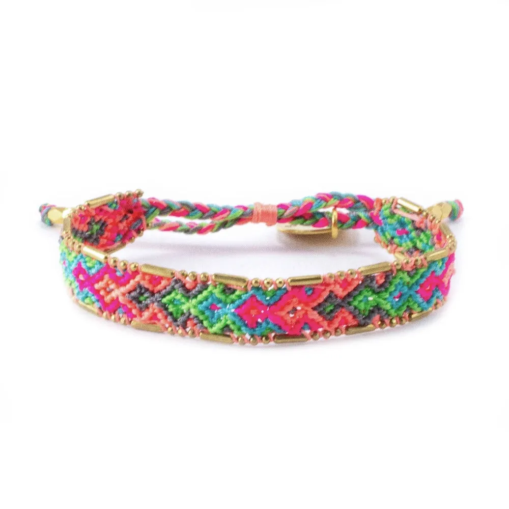 Bali Friendship Bracelet - Electric Lady