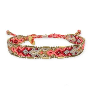 Bali Metallic Friendship Bracelet - Glow Lava