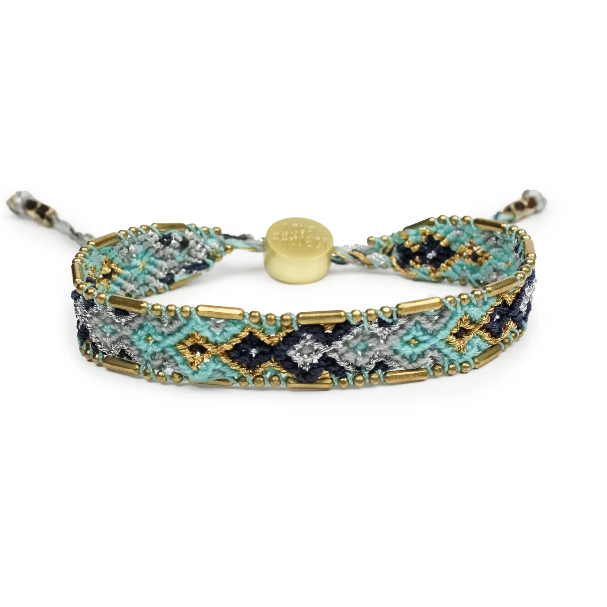 Bali Metallic Friendship Bracelet - Juniper Dazzle