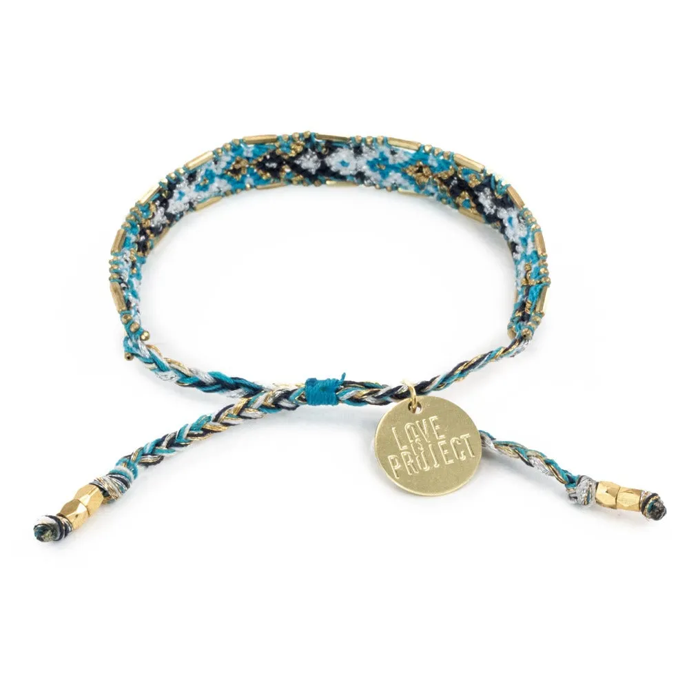 Bali Metallic Friendship Bracelet - Waterfall Splash