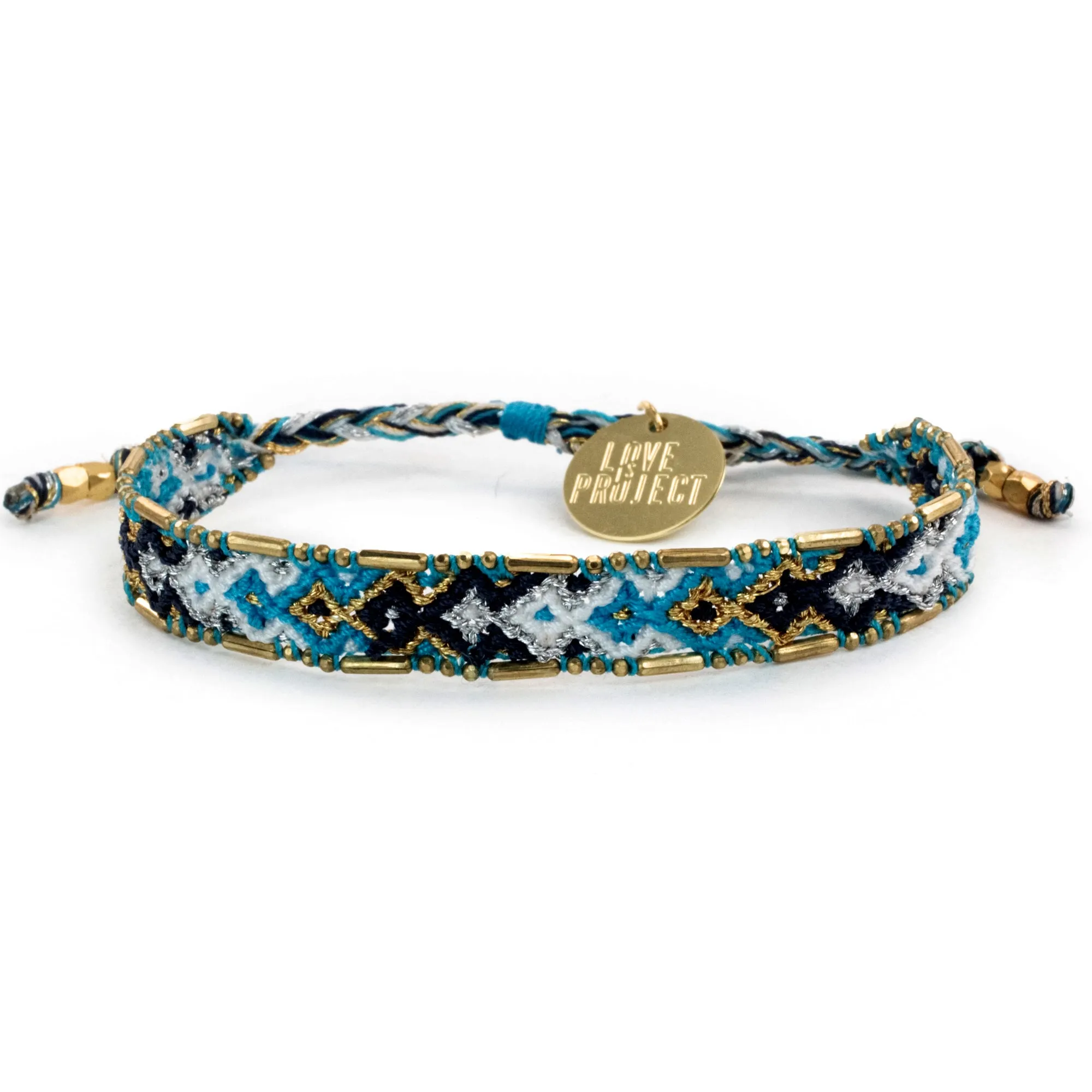 Bali Metallic Friendship Bracelet - Waterfall Splash