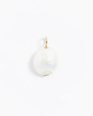 Baroque Pendant Charm in Pearl