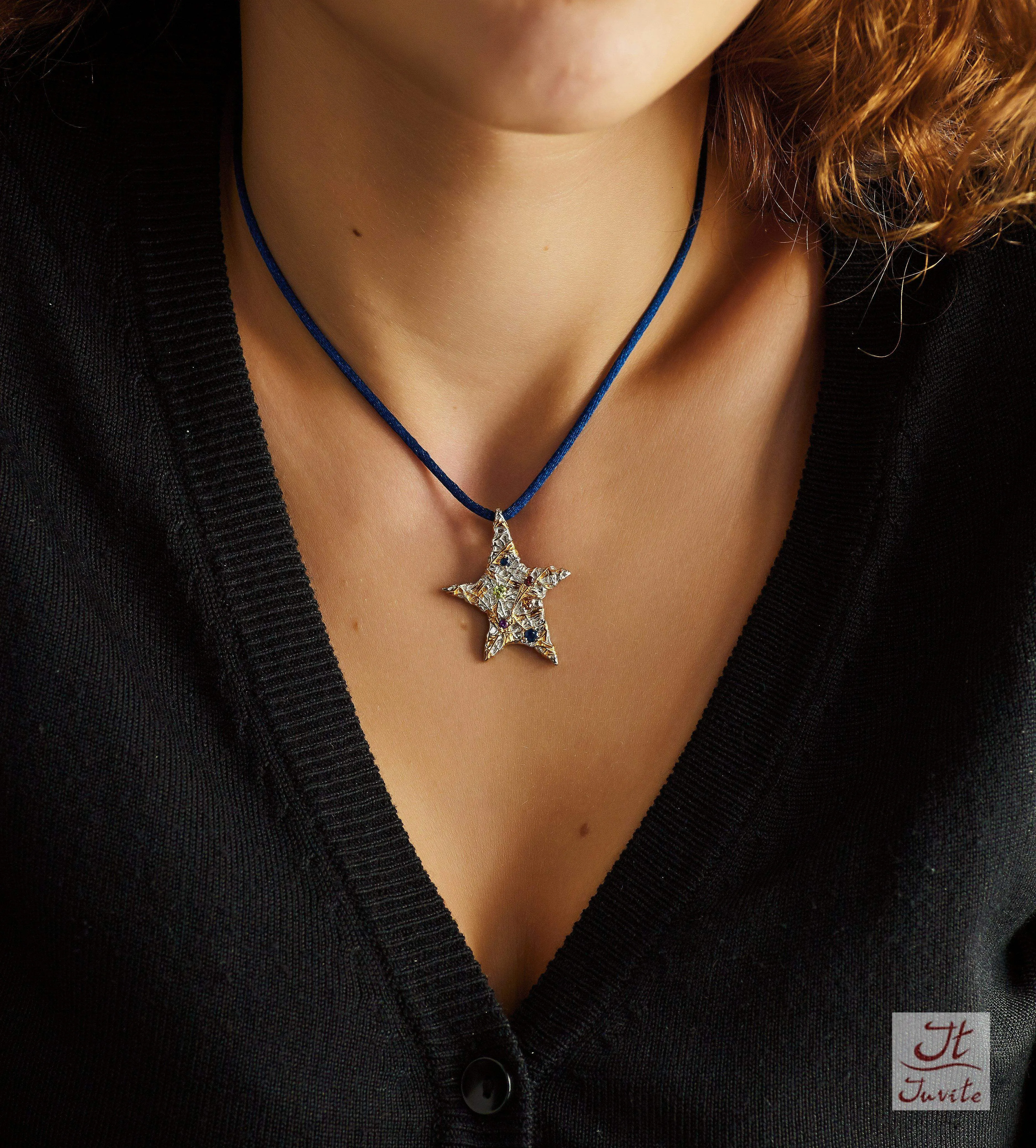 Bethlehem Star Sterling Silver Pendant