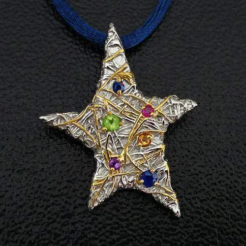 Bethlehem Star Sterling Silver Pendant