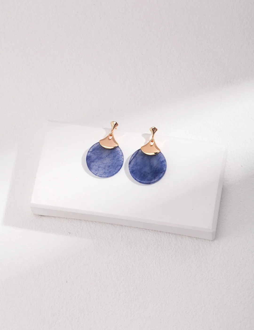 Blue Aventurine Drop Earrings