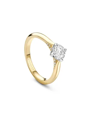 Boodles Brilliance Yellow Gold Diamond Engagement Ring 0.7 Carat