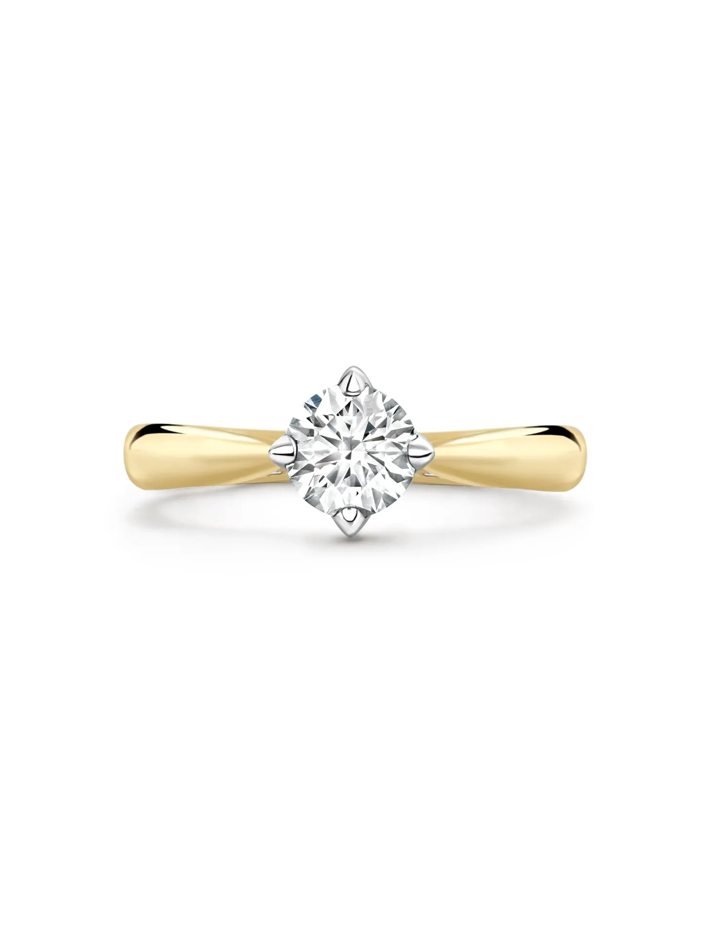 Boodles Brilliance Yellow Gold Diamond Engagement Ring 0.7 Carat