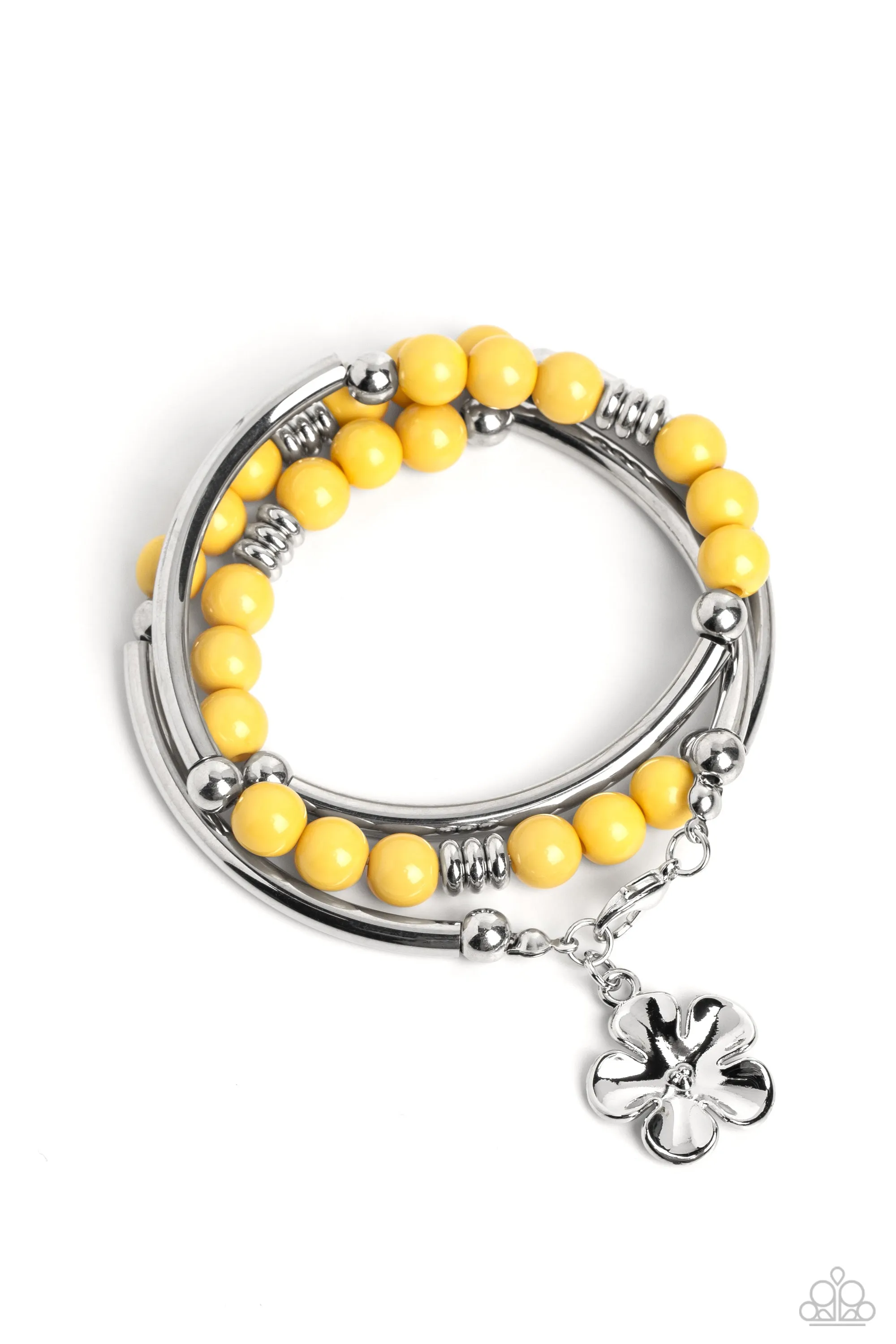 Bracelets Off the WRAP - Yellow B2284