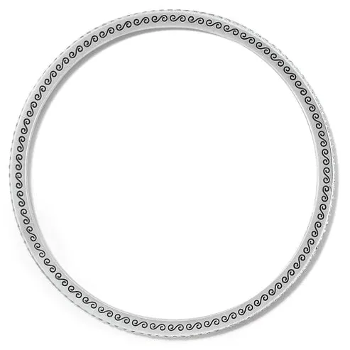 Brighton | Meridian Thin Bangle Bracelet in Silver Tone