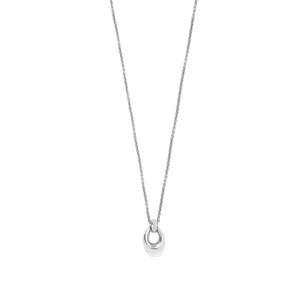 Brighton Women's Meridian Orbit Silver Necklace