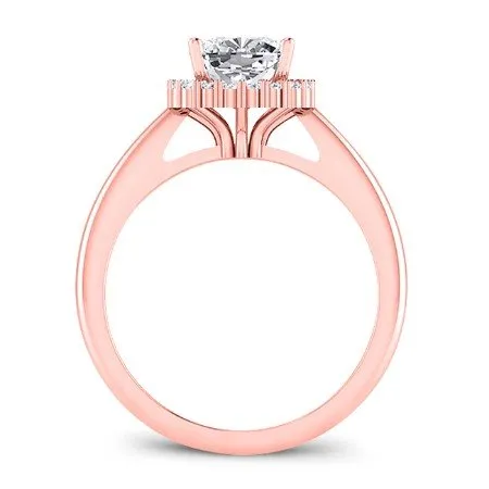 Callalily - Cushion Moissanite Engagement Ring