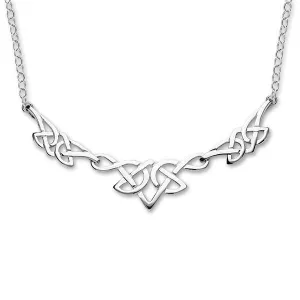 Celtic Silver Necklet N79