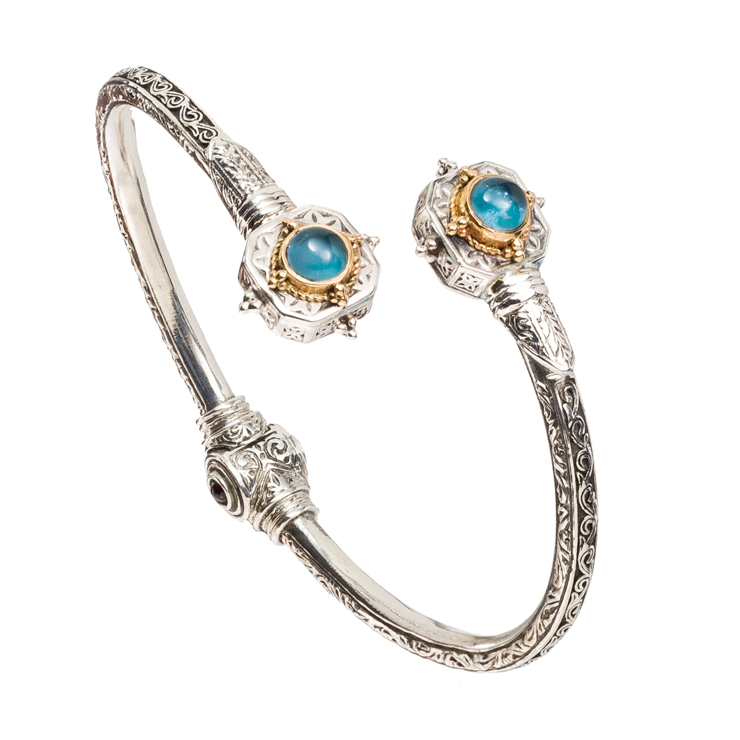 Cyclades Square Hinge Open Bracelet