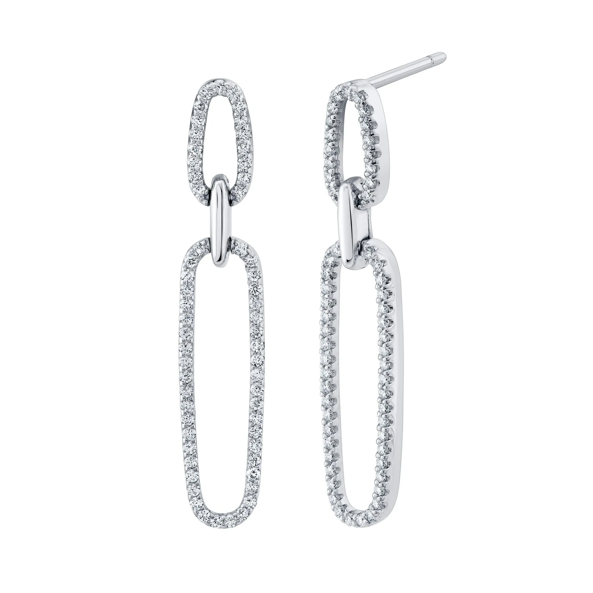 Diamond Dangle Earrings