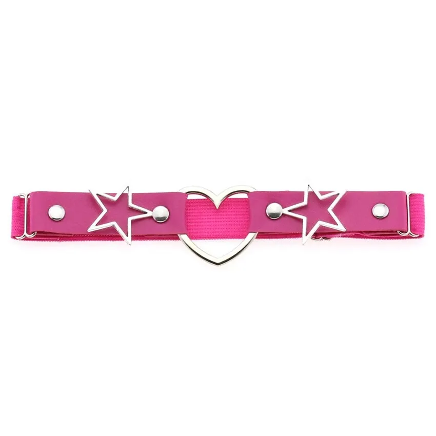 Fashion Leg Strap Belt Of Heart And Star / Rock Style / Thigh Harness Accessories