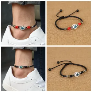 Foot Rope European And American Men'S Red Rope Foot Chain Men'S Korean Fashion Personality Leisure Retro