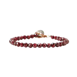 Garnet 6" Bracelet