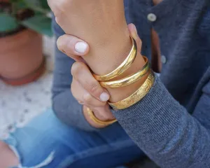 Gold Bold Cuff Bracelet