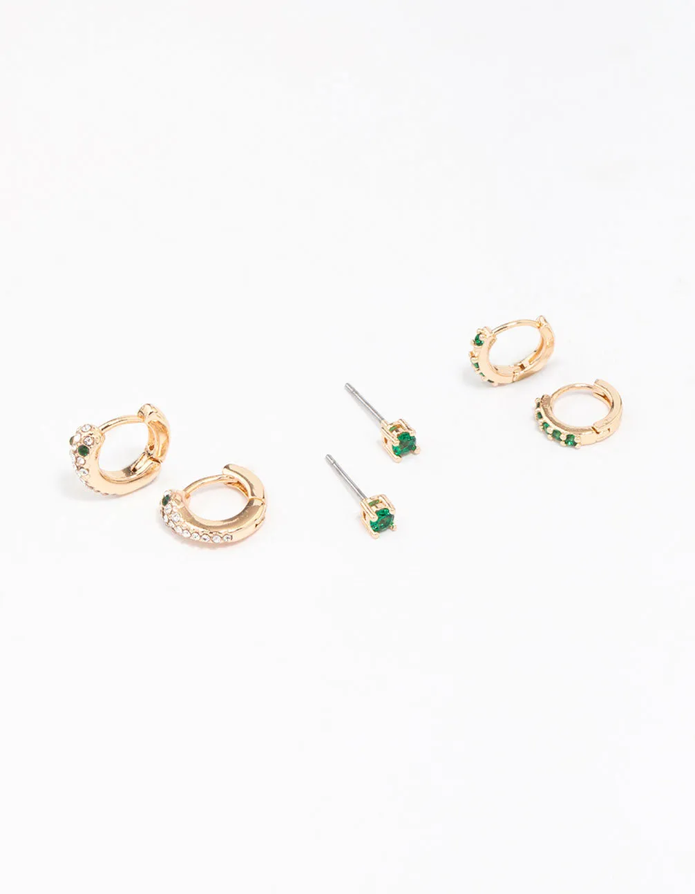 Gold Dainty Earring 3-Pack