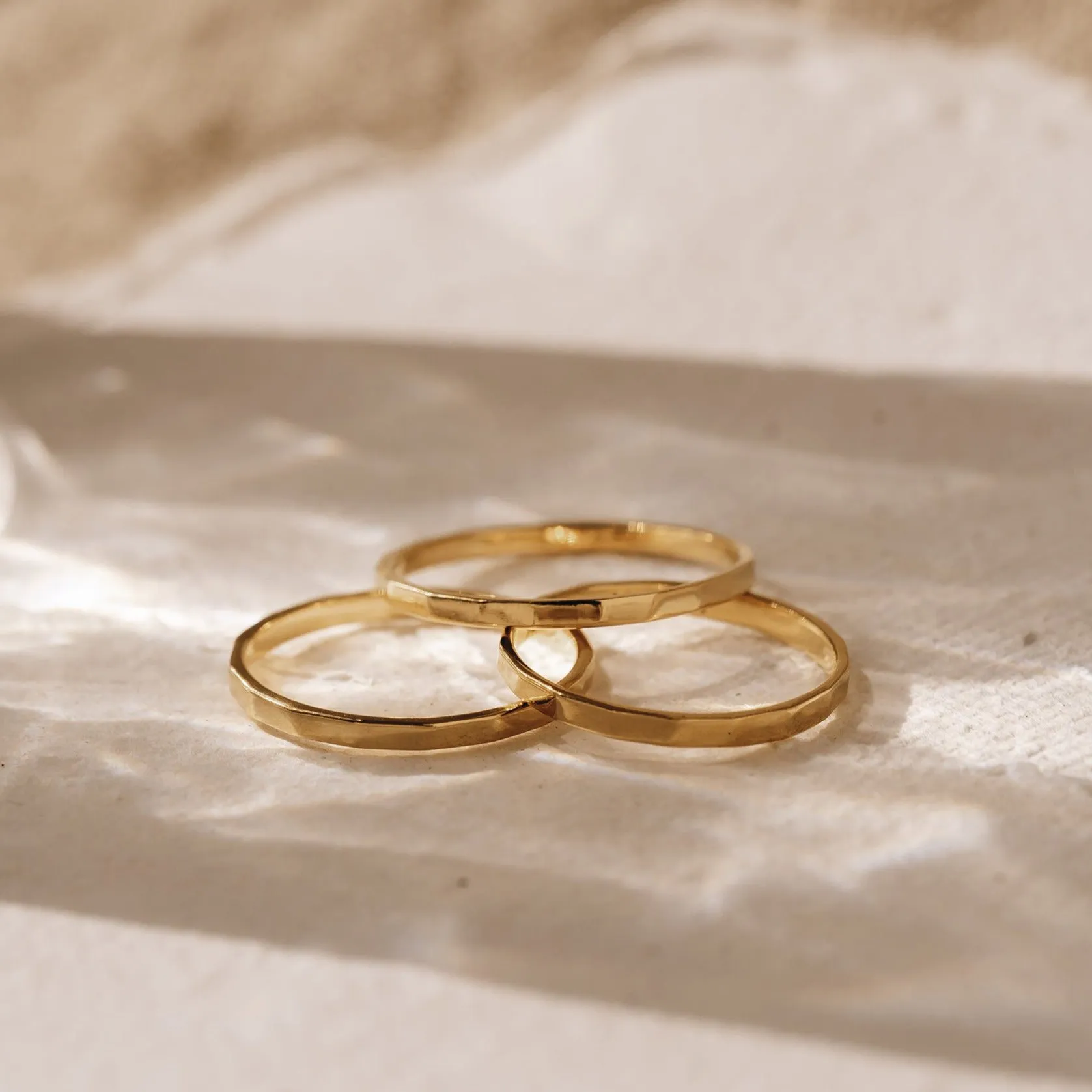 Gold Stacking Ring - Lita