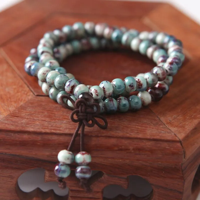 Handmade Ceramic Bead Bracelets