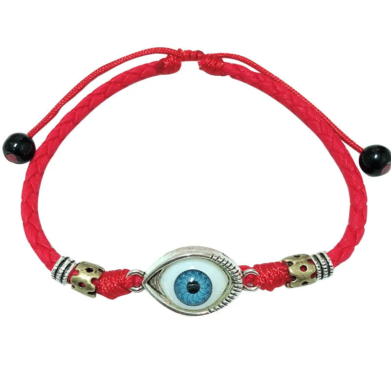 Handmade Lucky Turkish Blue Evil Eye Foot Jewelry for Men