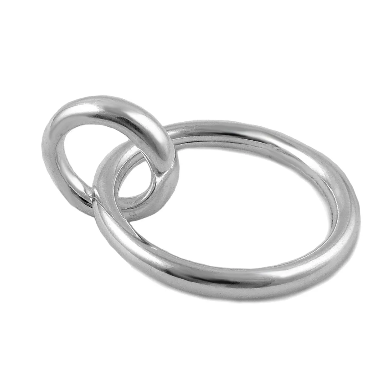 Infinity Circle Sterling Silver Pendant