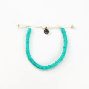 Leke Clay Beaded Bracelet Turquoise