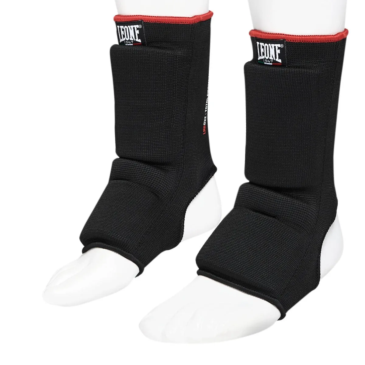 Leone Padded Ankle Guards Black