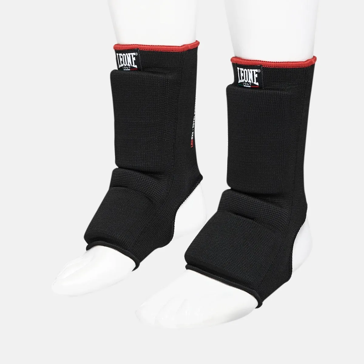 Leone Padded Ankle Guards Black