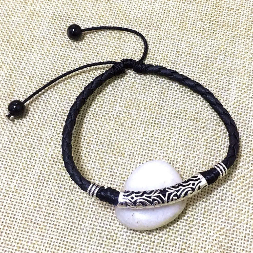 Mens Womens Couple Leather Rope Anklet Ankle Bracelet