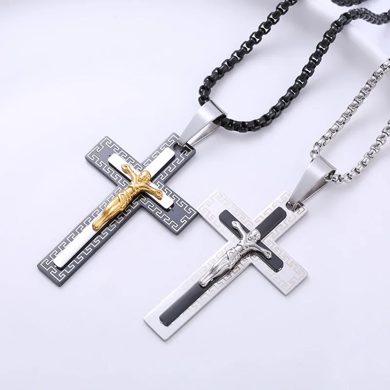 Minimalist Asymmetrical Titanium Steel Pendants