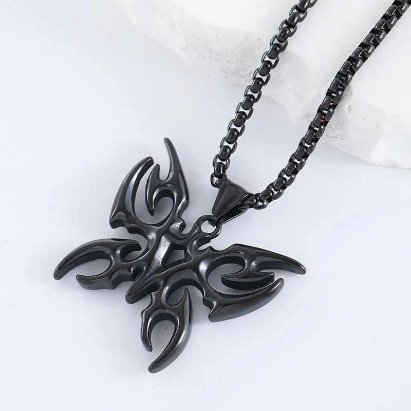 Minimalist Butterfly Stainless Steel Electroplating Pendants