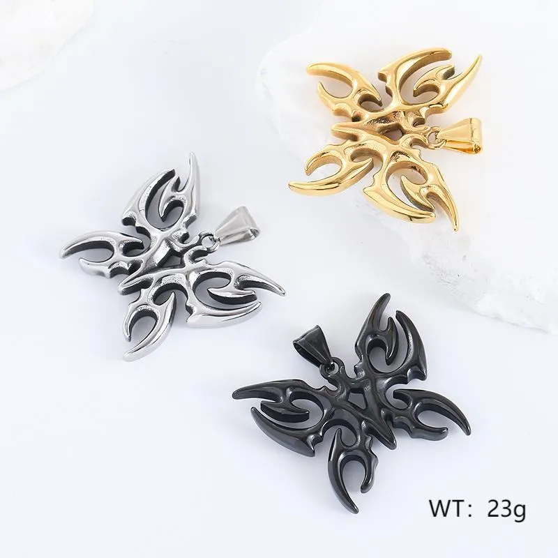 Minimalist Butterfly Stainless Steel Electroplating Pendants