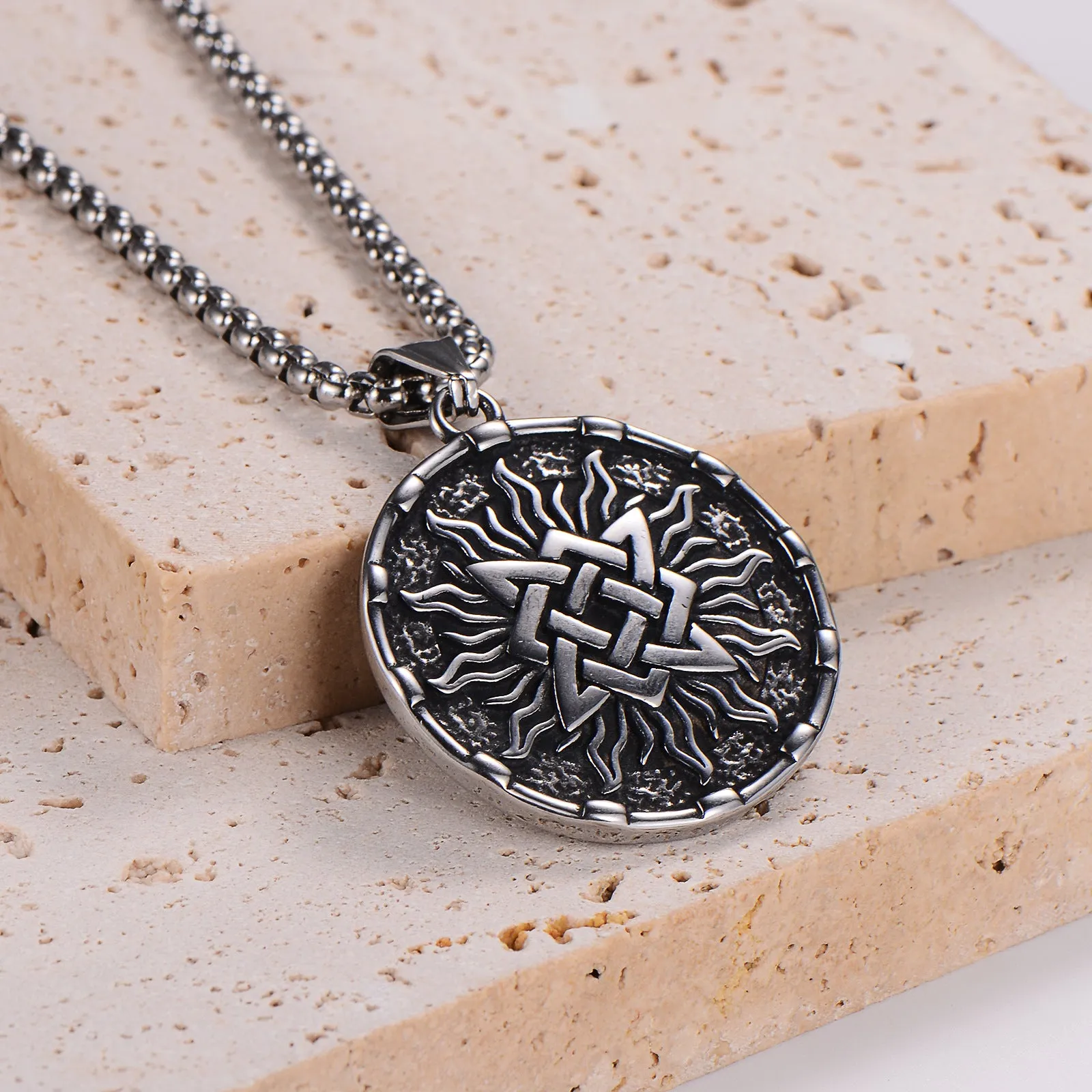 Minimalist Chain Stainless Steel Polishing Pendants