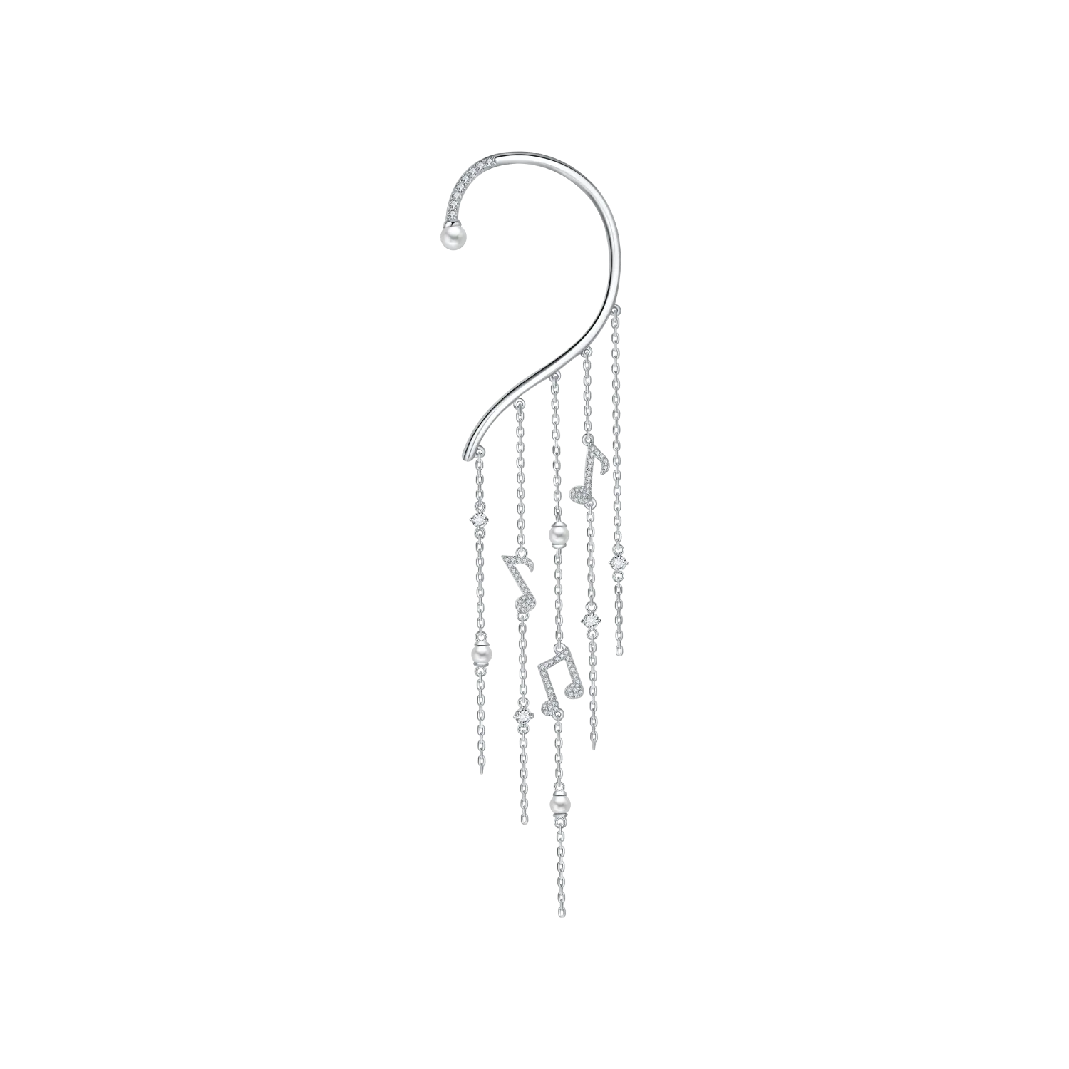 Music Note Ear Cuff