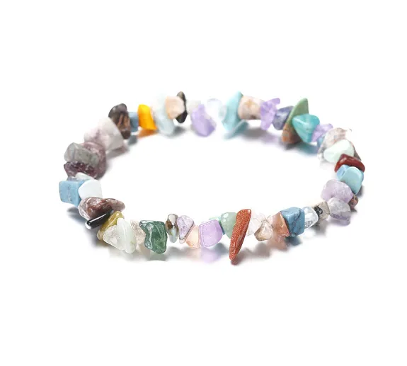 Natural Crystal Crushed Stone Fashion Bracelet