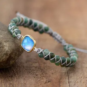 Natural Stone Braided Bracelet